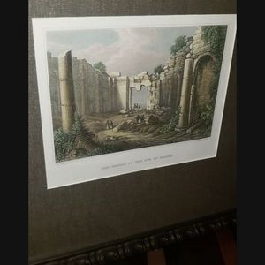 Incredible framed vintage picture from 1852